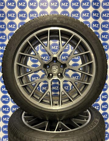 Porsche Macan RS Spyder 20 inch Velgen + Winterbanden, Auto-onderdelen, Gebruikt, Verzenden, 265 mm, Banden en Velgen