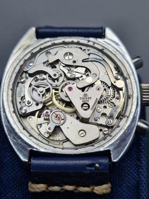 Tissot - Seastar Navigator valjoux 7733 - Zonder, Bijoux, Sacs & Beauté, Montres | Hommes