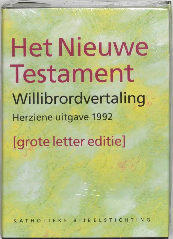 Bijbel het Nieuwe Testament Willibrordvertaling 1992 grote, Boeken, Godsdienst en Theologie, Gelezen, Verzenden