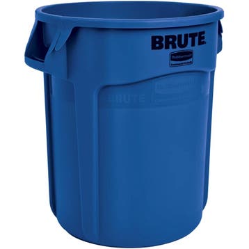 Afvalbak | BRUTE | Kunststof | Blauw | 75.7L | Open |, Verzenden