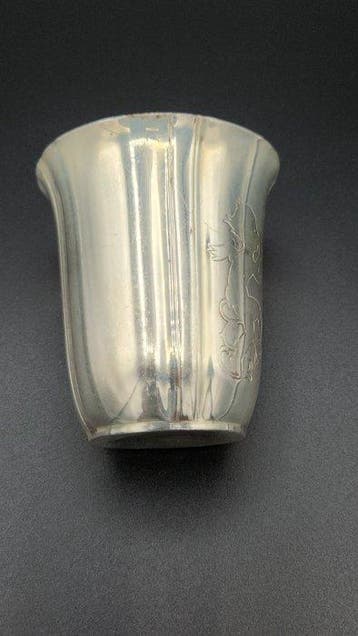 Wilhelm Wolff Germany - Beker - Verzilverd - Geboortebeker, Antiek en Kunst