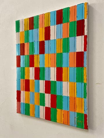 Pierre Joseph - Mosaic 61-26, Antiek en Kunst, Kunst | Schilderijen | Modern