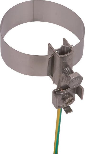 Dehn aardpijpklem D 27-114mm met aansluitklem 2x4-25mm2 -, Verzenden