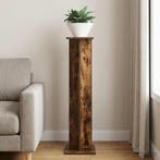 vidaXL Plantenstand Gerookte Eik 25 x 25,5 x 100,5 cm, Verzenden