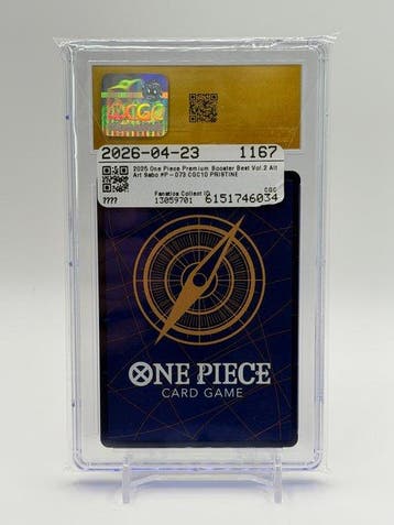 Bandai - 1 Graded card - One Piece - Sabo P-073 Promo card,