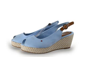 Tommy Hilfiger Slingbacks in maat 38 Blauw, Kleding | Dames, Schoenen, Zo goed als nieuw, Tommy Hilfiger, Verzenden, Blauw