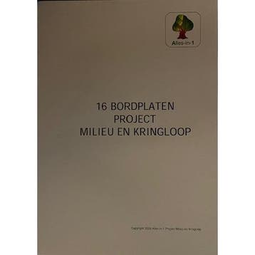 Alles-in-1 Bordplaten A3 Project Milieu en Kringloop (per gr, Boeken, Verzenden, Nieuw