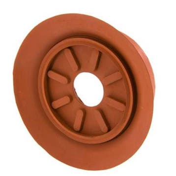 100mm Vlak SBR Roodbruin Vacuümzuignap G 1/4 inch, Verzenden
