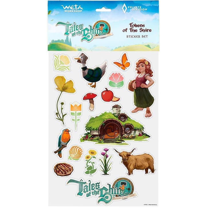 Lord of the Rings Tales of the Shire Sticker Set, Verzamelen, Lord of the Rings, Nieuw, Ophalen of Verzenden