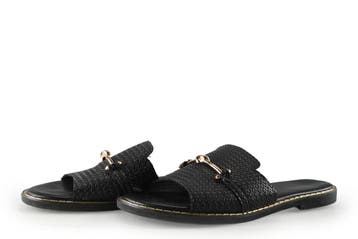 DSTRCT Slippers in maat 41 Zwart, Kleding | Dames, Slippers, Verzenden, Zwart, DSTRCT