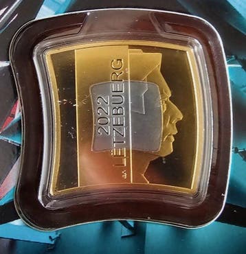 Luxemburg. 2 1/2 Euro 2022 Stade de Luxembourg Proof