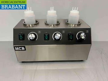 Chauffe-sauce en acier inoxydable Chauffe-bouteille 3 x 950, Articles professionnels, Verzenden