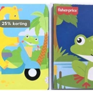 Fisher -Price - Set van 2 - Boekjes - Plaatjes - Baby - 10, Boeken, Verzenden, Gelezen