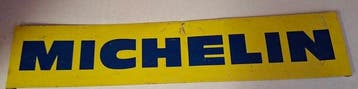 Targa Michelin - Enseigne publicitaire -