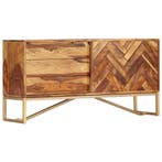 vidaXL Dressoir 118x30x60 cm massief acaciahout, Verzenden, Nieuw