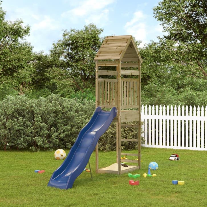 vidaXL Speelhuis geïmpregneerd grenenhout, Enfants & Bébés, Jouets | Extérieur | Aires de jeux, Envoi