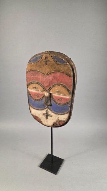 Houten masker - Teke - DR Congo (Zonder minimumprijs)