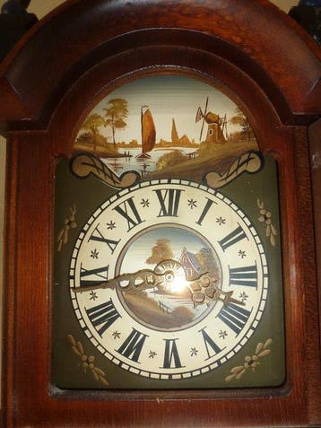 Horloge à queue frisonne - - Chêne - 1950-1960