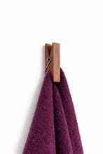 Extra grote wasknijper van walnoothout (wandhanger, maat 1:, Verzenden, Nieuw