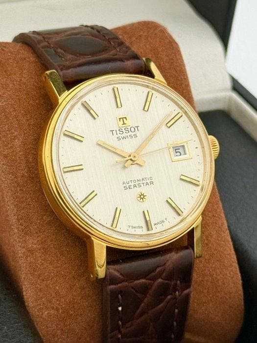 Tissot - Zonder minimumprijs - 18K GP Seastar Automatic, Bijoux, Sacs & Beauté, Montres | Hommes