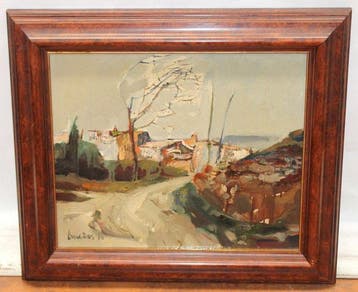 Josep Cruañas Fagés (1942) - Paisaje de Garriguella