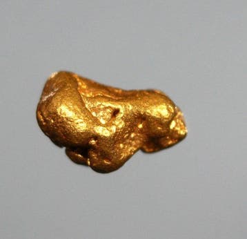 Goud Pepita Australia - Hoogte: 7 mm - Breedte: 5 mm- 0.9 g