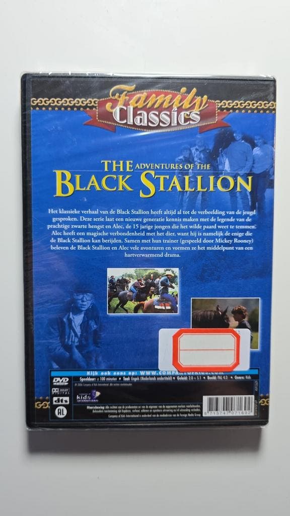 THE ADVENTURES OF THE BLACK STALLION (IN SEAL) (DVD), Cd's en Dvd's, Dvd's | Overige Dvd's, Gebruikt
