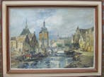 Leendert de Vogel (1909-1974) - Stadgezicht Leiden