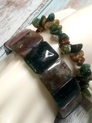 Indische Agaat - Armband