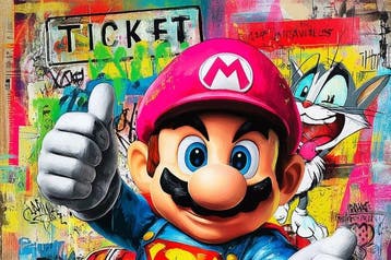 IPR Graph - Mario Bros Superman – Super Mario, héroe pop