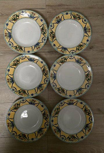 Villeroy & Boch - Assiette à dîner (6) - Castellina -, Antiquités & Art