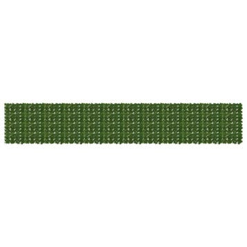 vidaXL Balkonscherm met bladeren Groen 600 x 100 cm, Tuin en Terras, Verzenden, Nieuw