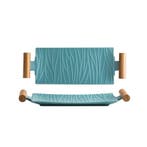 Groen Langwerpig Sushi Bord Met Handvatten Servies, Verzenden, Nieuw