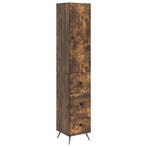 vidaXL Kast Set 2 pcs Gerookt eiken 34,5 x 34,5 x 90 cm, Huis en Inrichting, Verzenden, Nieuw
