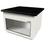 Neutraal Buffetmeubel | PREMIUM LINE | Wit/Graniet | Wielen, Verzenden