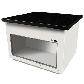 Neutraal Buffetmeubel | PREMIUM LINE | Wit/Graniet | Wielen, Verzenden, Nieuw in verpakking
