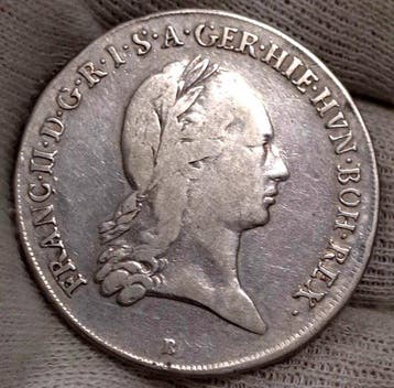 Oostenrijk-Nederland. Francesco II DAsburgo. Crocione 1894, Postzegels en Munten