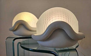 Flos - Achille Castiglioni - Noce - Wandlamp (2) - Opaline