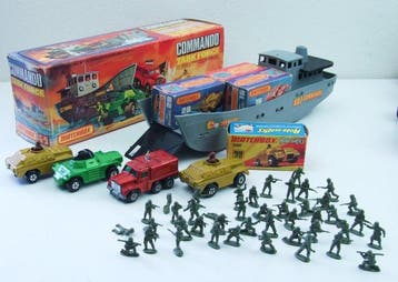 Matchbox - Modelauto (7) - Commando Task Force Gift Set G-9, Nieuw