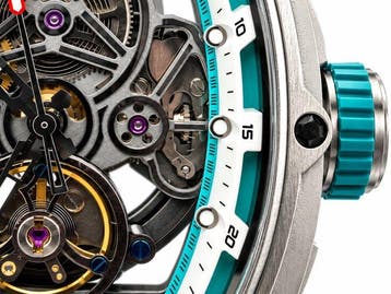 AKOR Le Locle - Azuréa Turquoise | Automatic Skeleton -