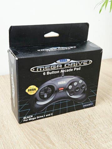 Sega - Mega Drive - Manette SEGA Mega Drive 6 Boutton Arcade, Nieuw