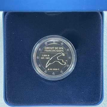 Belgique. 2 Euro 2022/2025 Erasmus + Spa (2 coins) Proof