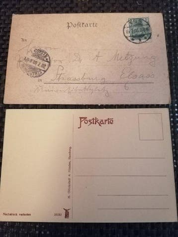 Duitsland - Duitsland 110 ansichtkaarten vanaf 1897 -, Gelopen