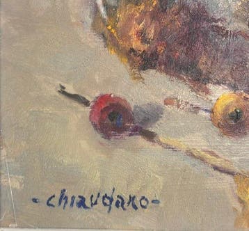 Beppe Chiaudiano (1936) - Barche a Laigueglia