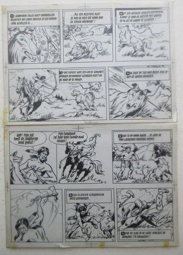 Bessy 85 - Originele pagina (p.21) - De drie vlechten - 1, Nieuw