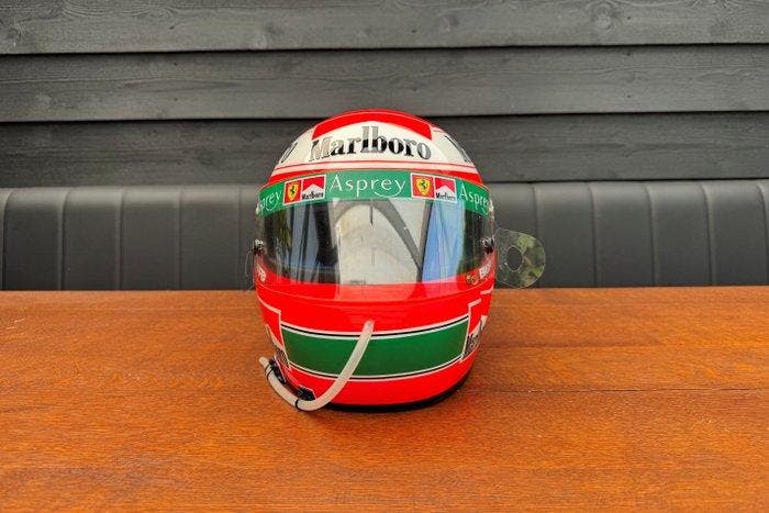 Ferrari - Eddie Irvine - 1997 - Replica helmet, Collections, Marques automobiles, Motos & Formules 1