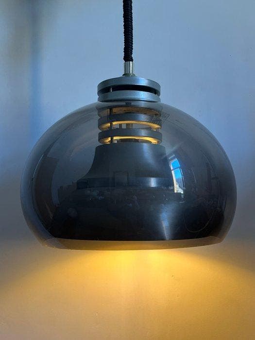 Herda - Lamp - Plastic, Metaal, Antiek en Kunst, Antiek | Verlichting