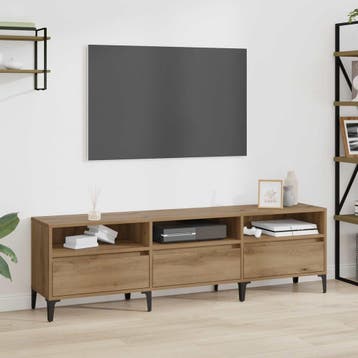 vidaXL TV Kast 150 x 30 x 45 cm Artisan Eiken, Verzenden