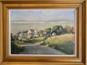 Daniel Pignot (1956) - Lever du jour sur Villerville, côte
