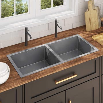 vidaXL Gootsteen handgemaakt roestvrij staal, Huis en Inrichting, Keuken | Keukenelementen, Verzenden, Nieuw